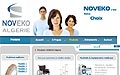 conception site web dynamique de NOVEKO algerie